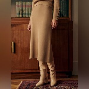 Sézane Naelle Skirt, Camel, Small